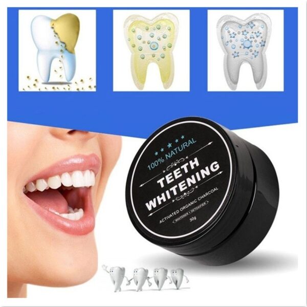 Charcoal Teeth Whitening Powder Activated Coconut Charcoal Teeth Whitening Charcoal Powder Oral Hygiene - Image 4