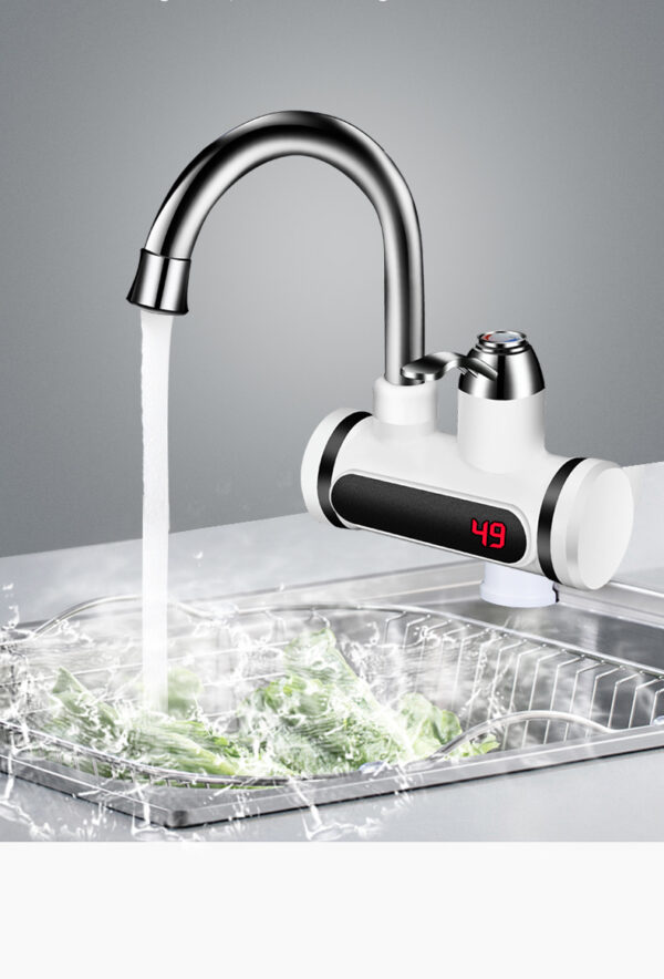 Kitchen Electric Water Tap  Water Heater Temperature Display Cold Heating Faucet Hot Water Faucet Heater - Image 4